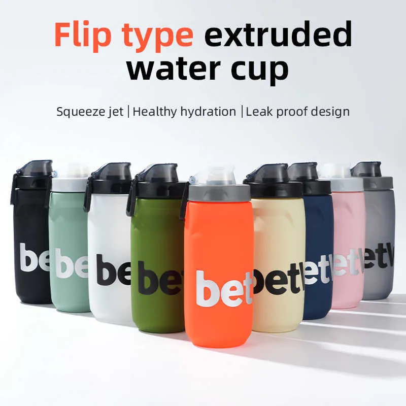 water bottle Bicycle Water Bottle 620/750ml Outdoor Sports Cup Fitness Running Riding Camping Hiking Kettle Leak-proof Handle Dust Cover