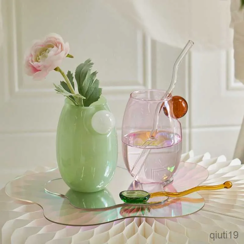 Кружки Lazzy House Creative Glass Cup Tumbler Drimble Drinkware Teaic