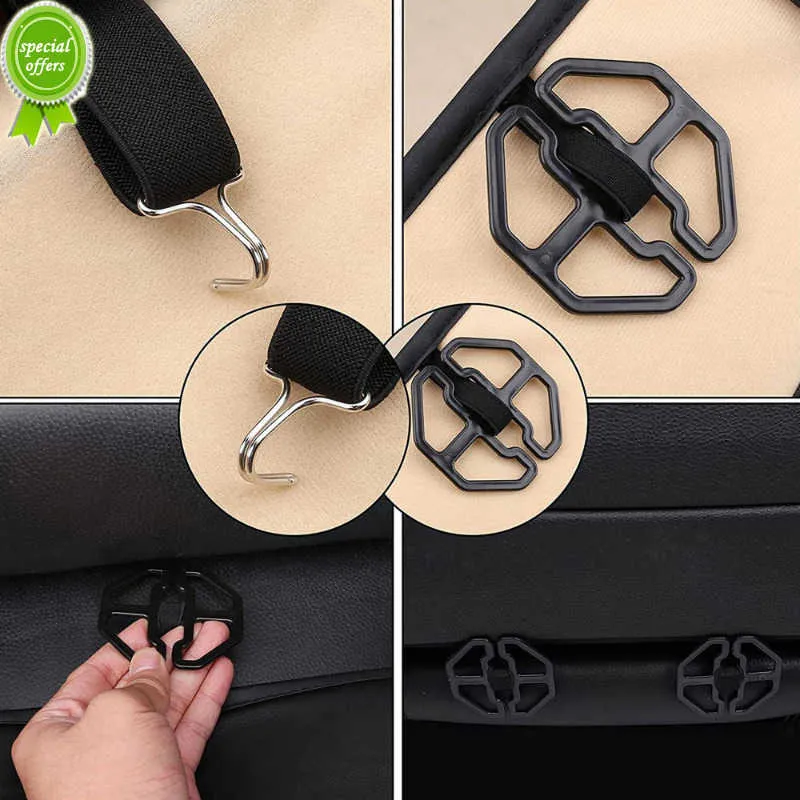 Autositz-Clips Set - 48-teilig Mit Metallhaken & Kunststoff-Karten Für Sitzbezug-Halt