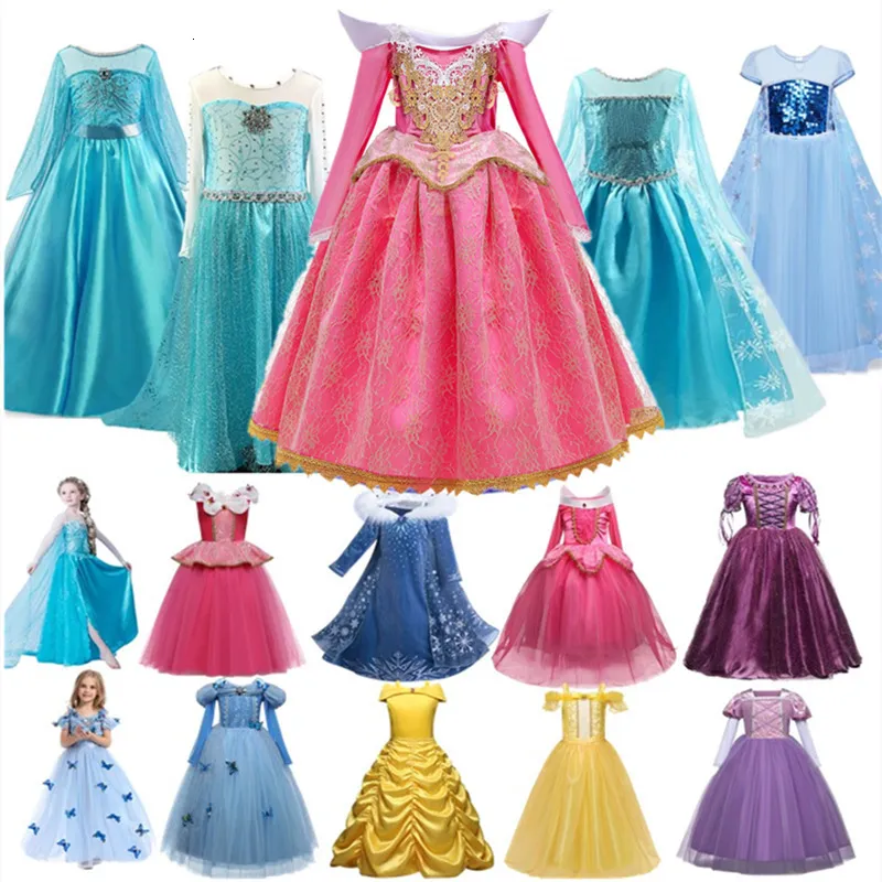 Abiti da ragazza 4 7 8 9 10 anni Charm Girls Encanto Dress Bambini Halloween Girls Costume Princess Cosplay Party Natale Vestido Infantil 230712