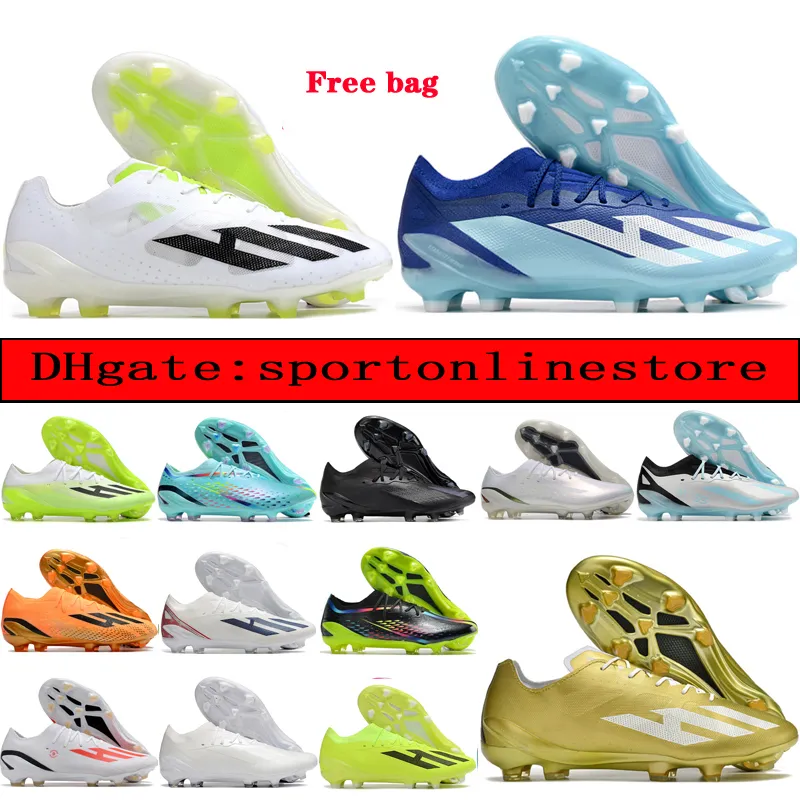 Invia Borsa Scarpe da calcio Uomo X 23.1 Speedportal FG Tacchetti da calcio Placcatura suola Scarpe in maglia scarpe calcio Traspirante Coppa del mondo outdoor SPEEDPORTA chuteiras Crazyfast