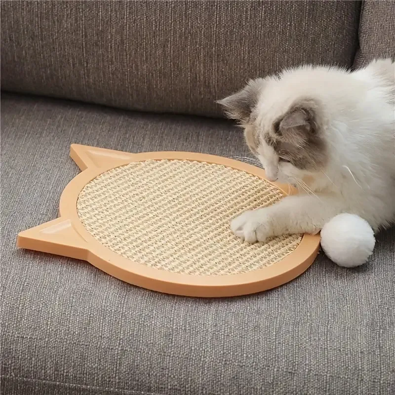 Wall Mounted Cat Scratching Pad Cat Toy With 4 Suction Cups Cat Scratch Bed