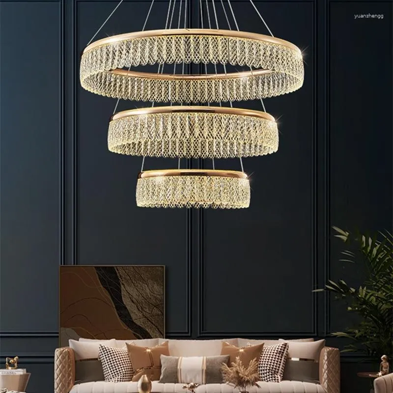 Chandeliers Luxury Crystal Ceiling For Living Room Bedroom Christmas Decoration Restaurant Kitchen El Dining LED Pendant Lamp