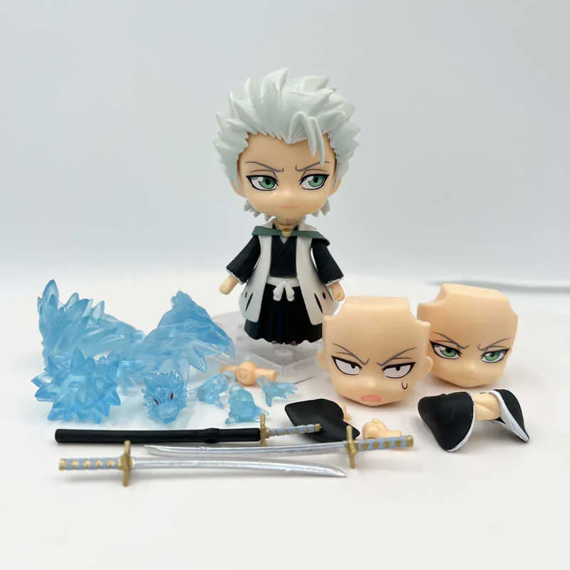 Figurines de jouets d'action 10cm, Figurine d'anime Toshiro Hitsugaya, Figurine d'action Ichigo, modèle poupée, jouets cadeaux