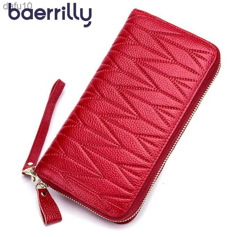 Fashion Women Wallet Long Clutch Bags Anti Rfid Business Card Holder Card Porte Feuille Femme Money Pocket Coin Purse Zipper L230704
