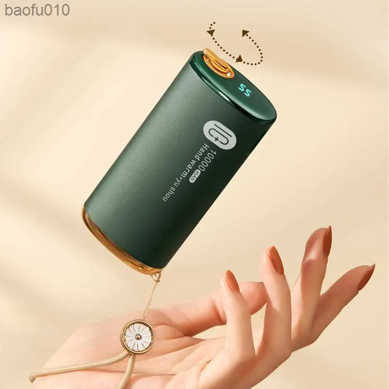 Mini Powerbank 10000mAh Poverbank scaldamani portatile batteria esterna per iPhone 12 11 XR Samsung Xiaomi mi Power Bank L230712