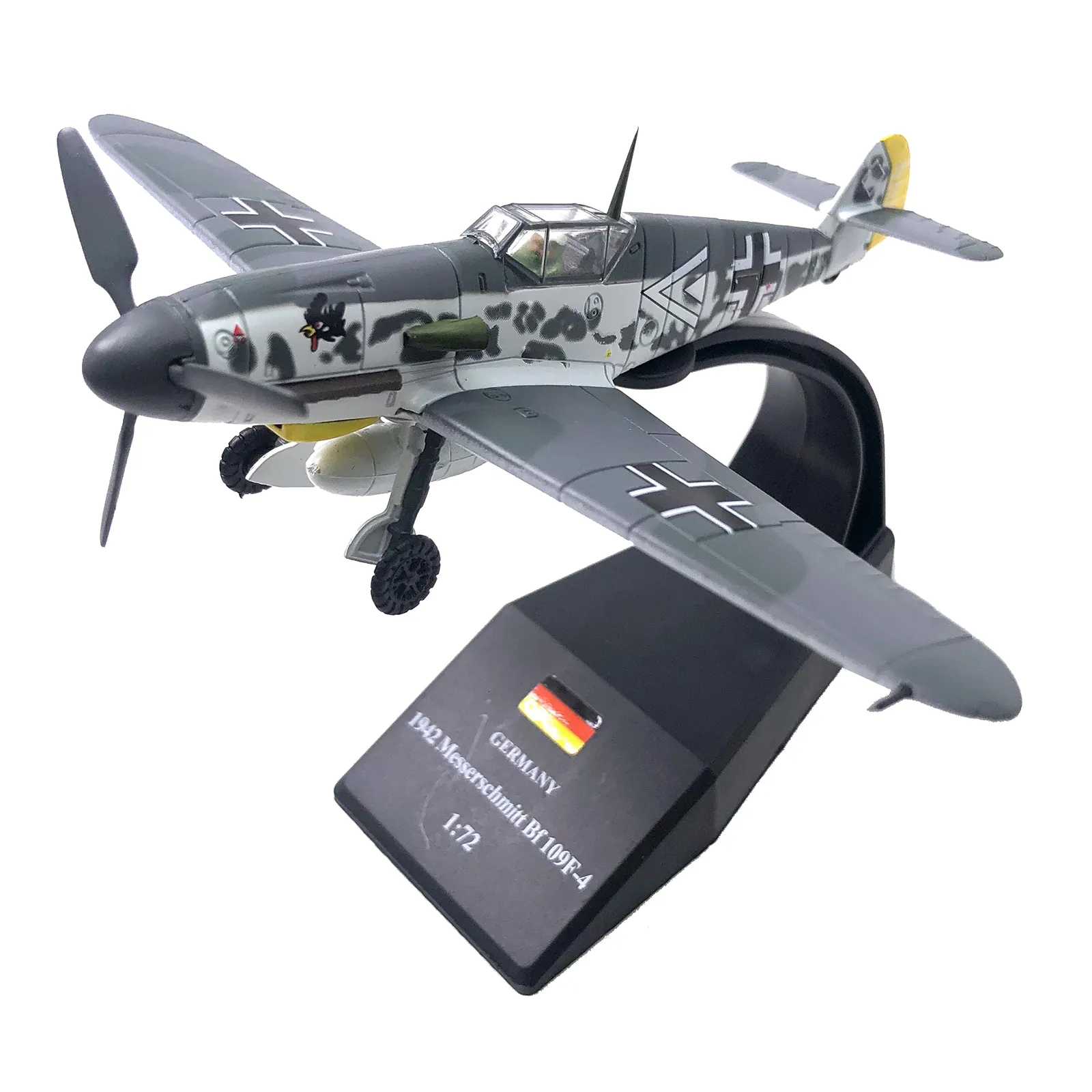 1:72 Diecast Germany BF109F-4 Aircraft Fighter  Fighter Model with