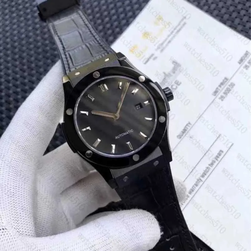 レディース最高の手頃な価格のスポーツ腕時計メンズ腕時計ブランドメンズ高級機械式防水サファイアミラーレザー高品質2DK0B7NL