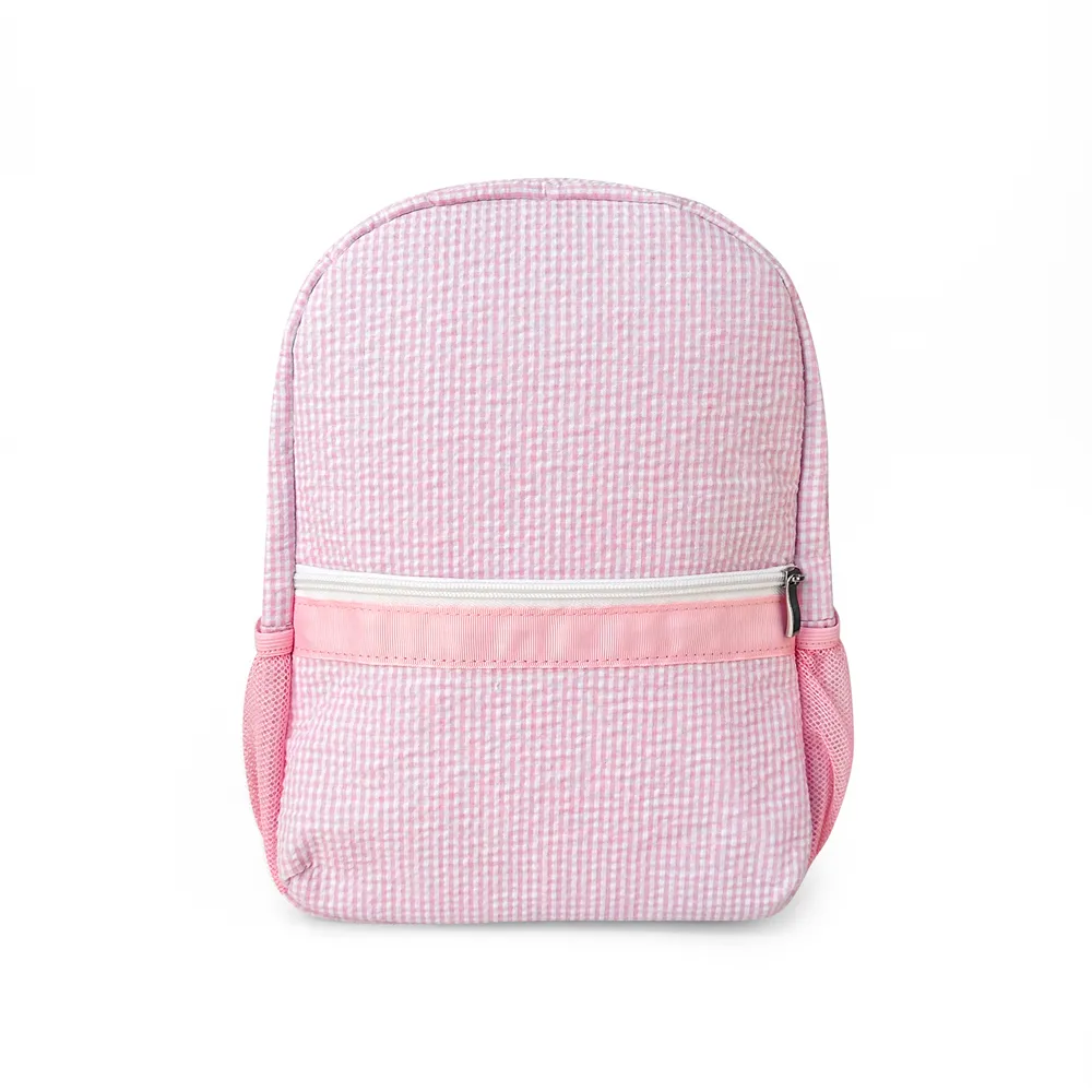 Розовый клетчатый рюкзак для малышей, 25 шт., лот, школьная сумка со склада GA, дорожная сумка на ночь, маленькая сумка для книг DOMIL1061859
