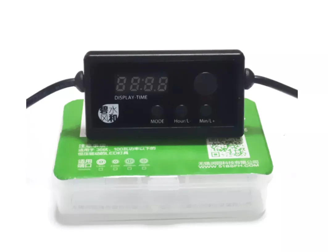 حوض Aquariums Lighting S2 Pro Smart LED Timer Controller متغير بلا حدود مع Sunrise Sunset Model متوافق CHIHIROS LED 230711