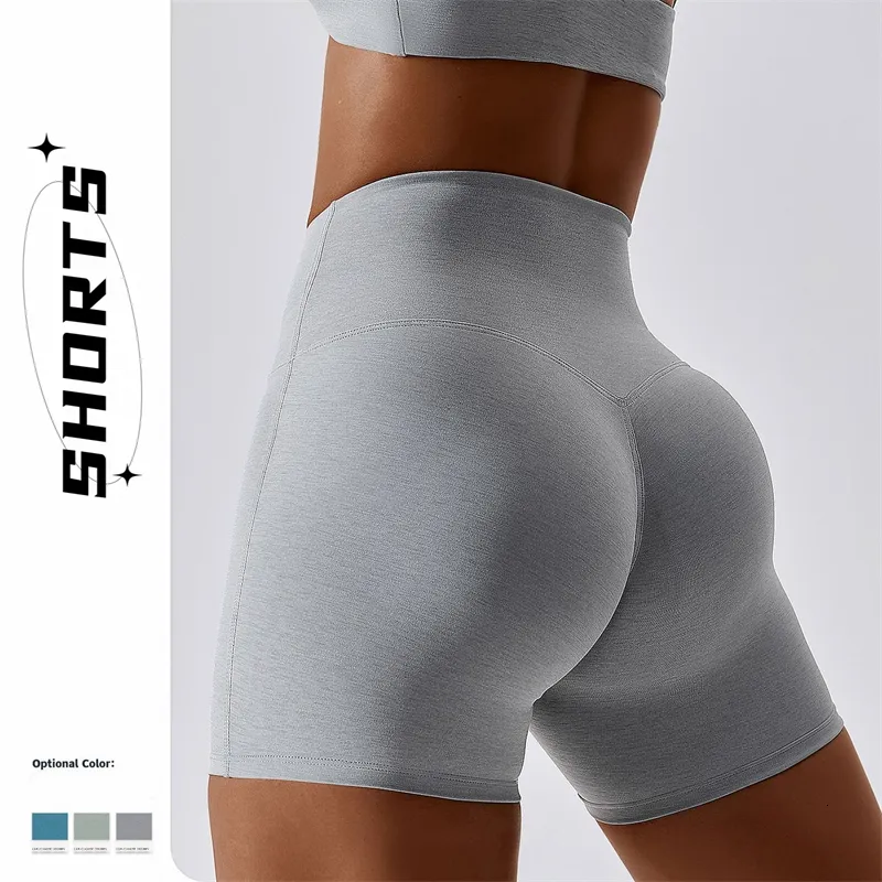 Yoga Tenues D'été Femmes Yoga Shorts De Sport Taille Haute Short D'entraînement Lady Fitness Pantalon De Yoga Gym Courir Pantalon Court Sportswear 230712