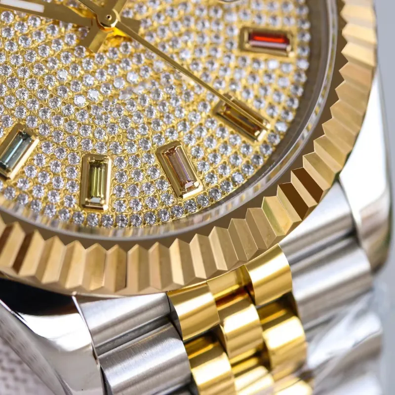 High Quality Full Star Diamond Watch Leisure Business Real
