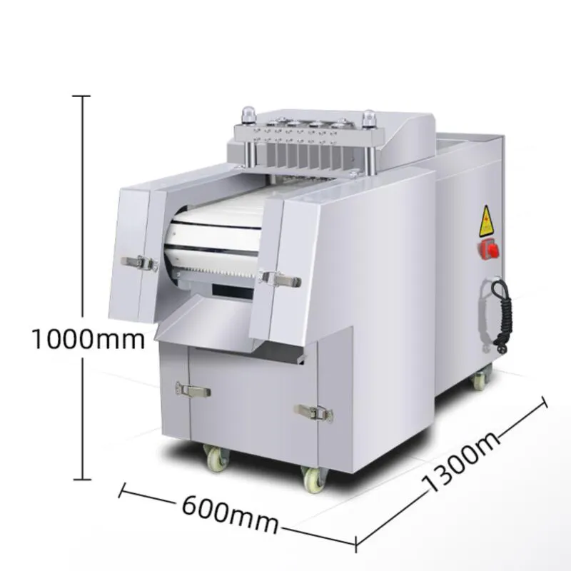 Automatic Meat Diceing Machine Chicken Beef Seafood Fresh Meat Dicer Slicer  Cube Cutting Machine Meat Dicer Frozen