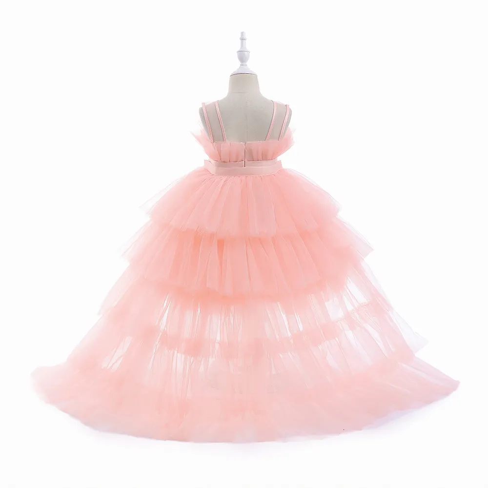 open lace back dress Cute Baby Girl Beauty Pageant Dress Toddler First Communion Princess   marryshe
