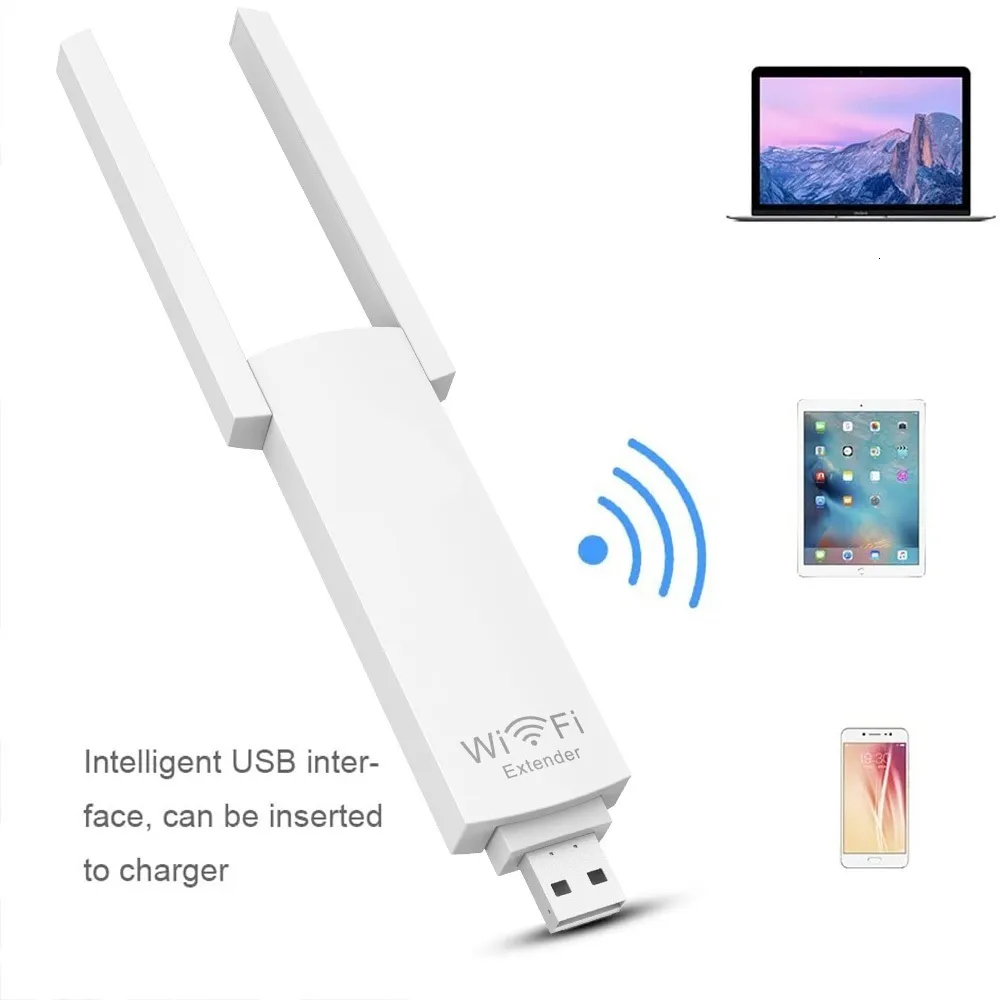 Маршрутизаторы Wi -Fi Extender USB Repeater 300 Мбит / с Wi -Fi -усилитель беспроводной маршрутизатор Long Drange подходит для дронов Pixlink 230712