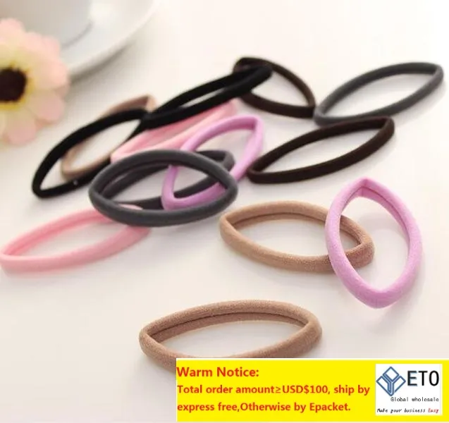 20 pieces of high elastic durable seamless rope Korean accessories mixed color rubber band womens ring