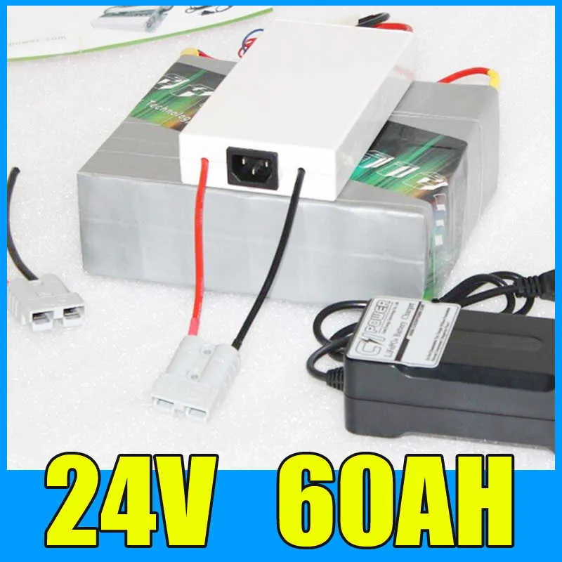 24V 60AH Lithium Battery Pack 29.4V 1400W Electric bicycle Scooter solar energy Battery Free BMS Charger Shipping