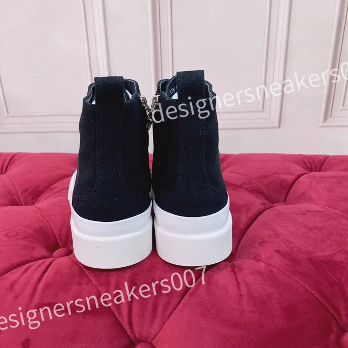 2023 nouveau top Designer Trainers Sneakers Chaussures Low Tops Flat Sorrento Print blanc noir en cuir Baskets Sneaker hc210816