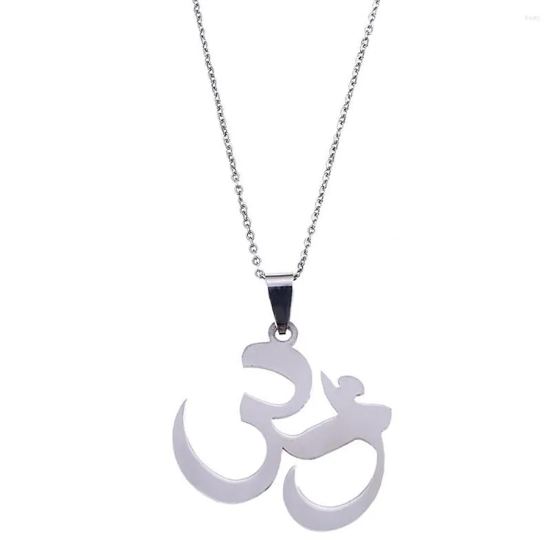 Pendant Necklaces India Yoga Necklace OHM Hindu Buddhist AUM OM Hinduism Outdoor Sport Jewelry