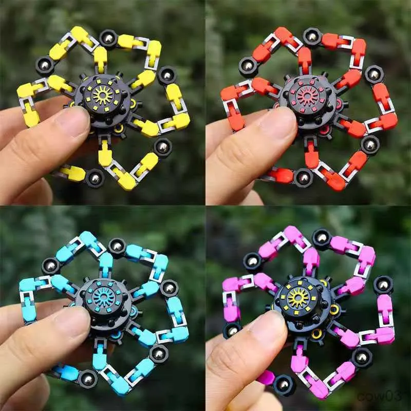 Decompression Toy Antistress Chain Spinner Toy Anti Stress Relief Toy Deformable Hand Spinner Bambino Adult Chain Decompression Gifts Toys R230712