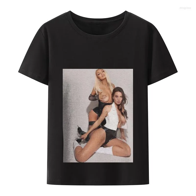 T-shirts pour hommes Lana Rhoades magnifique T-shirt classique modal pour femmes hommes personnalisé adulte adolescent unisexe impression numérique t-shirt XS-4Xl