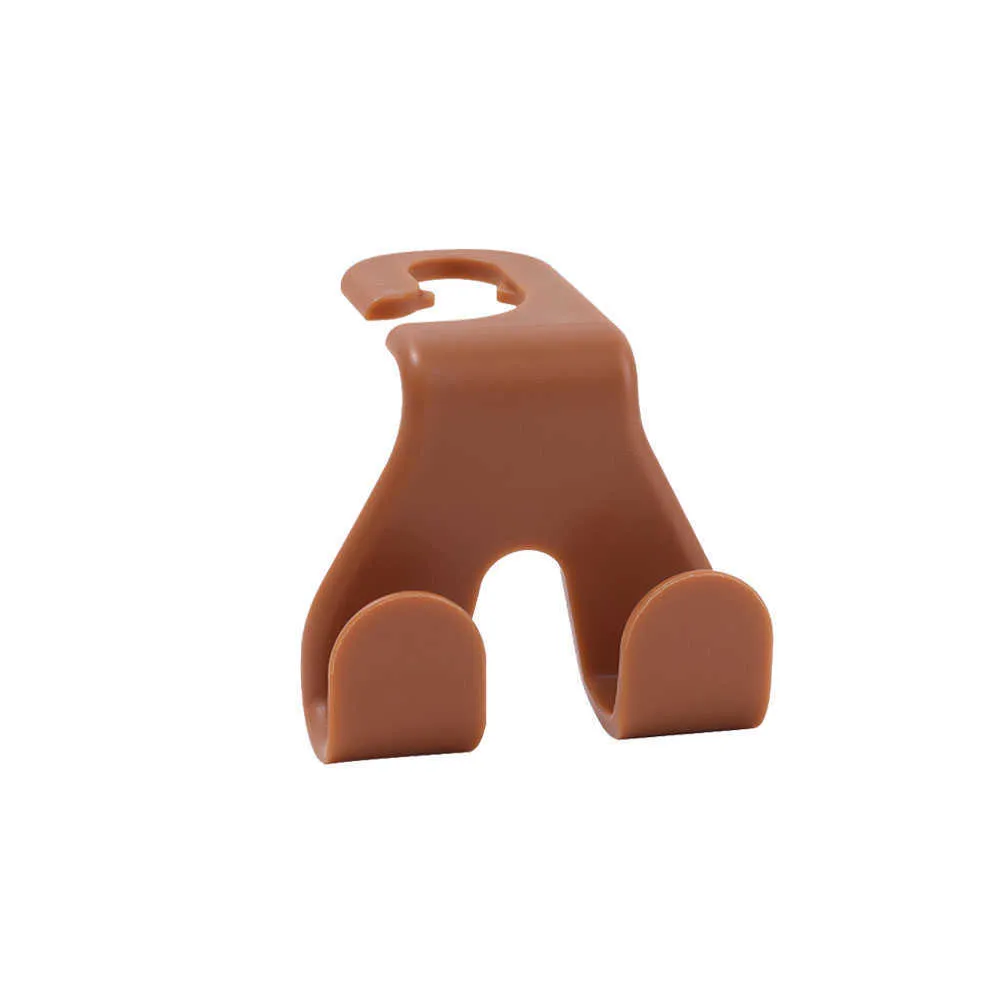 Qirc 2 ganci doppi in pelle per sedile sportivo, organizer per sedile posteriore, ganci per poggiatesta auto, ganci per borse e borse (linea 2