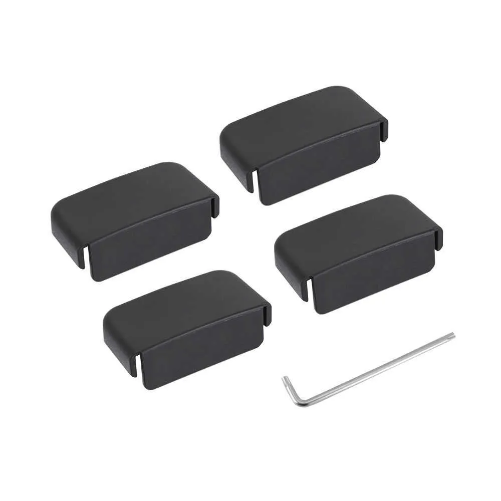 Aramox Rail Anti Bouchon en Caoutchouc, 4PCS Couvercle de Protection en Caoutchouc de Bouchon de Rail de Glissière de Siège Arrière Compatible avec Y 2017‑2023