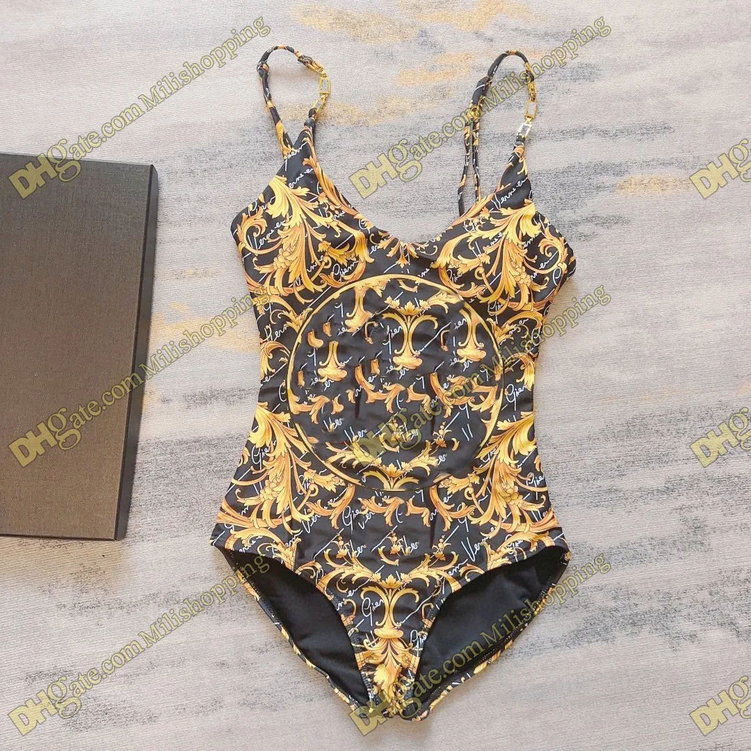 Designer Dam Summer Beach One Set Bikini Underkläder Badkläder Dam Baddräkt Sexiga Baddräkter Sexiga Baddräkter i ett stycke