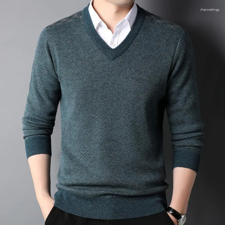 Men's wool pullover hot sale sweaters