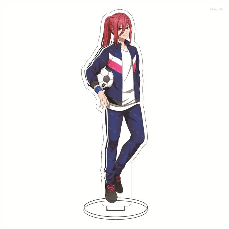 Porte-clés Anime Stand BLEU SERRURE Kunigami Rensuke Bachira Meguru Acrylique Figure Affichage Décoration De Bureau 15cm