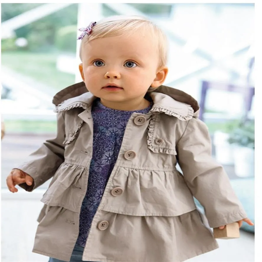 Enfants Tench Manteau Kaki Bébé Fille Manteau Enfants Veste Bébé Fille  Vêtements Tenues Trench Outerwear235s Du 19,19 €