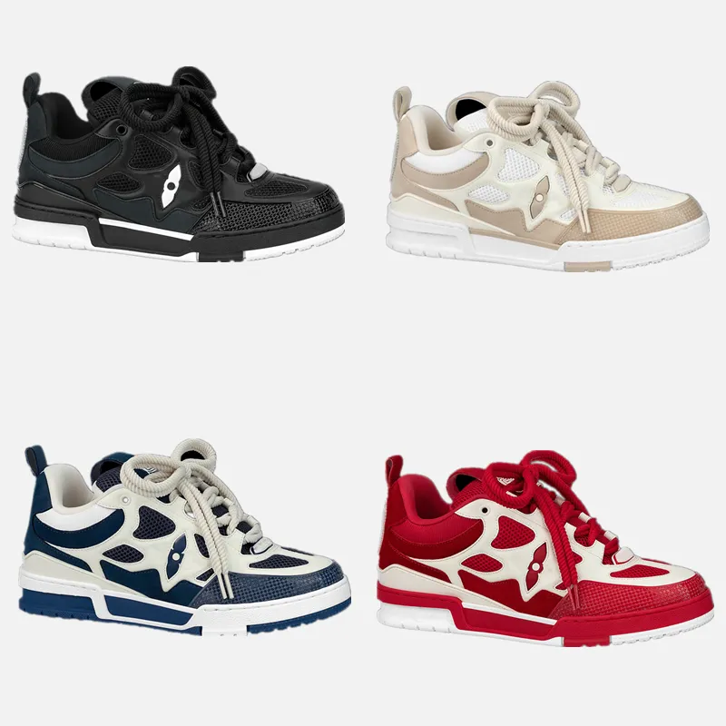 Save Big on Bulk Mens Leather Skate Shoes Skate Sneakers Mens High Top  Leather Casual Shoes Mens Designer Derby Shoes, Luxury Cowhide Panel, Thick 