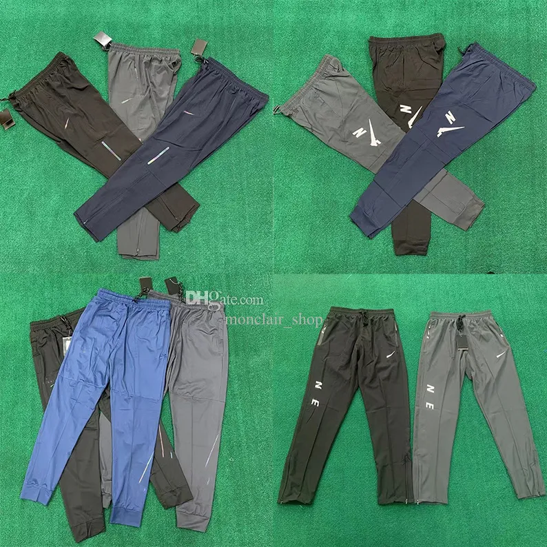 Mens Pants Tech Sweetpants Sports Pantolon Yaz Buz İpek Koşu Pantolon Rahat Hızlı Kurutma Pantolon Fitness Pantolon Moda Sokak Pantolon