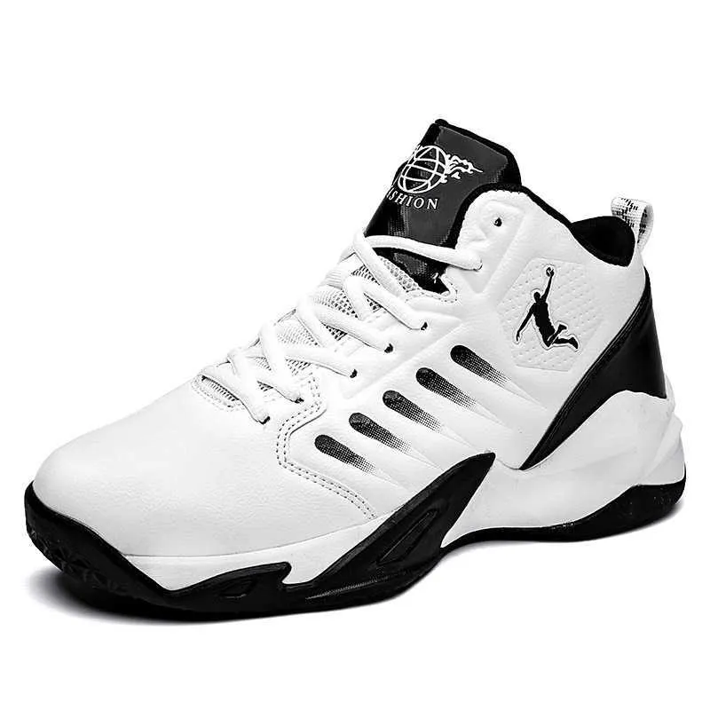 Basketball Shoes Mens Womens Anti-skid Sneakers High Top Sports Trainers White Black Red Purple