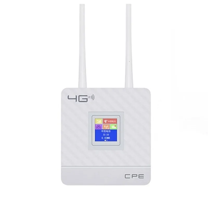 Routery CPE903 Lte Home 3G 4G 2 anteny zewnętrzne Modem Wi-Fi CPE Router bezprzewodowy z portem RJ45 i gniazdem karty Sim wtyczka ue 230712