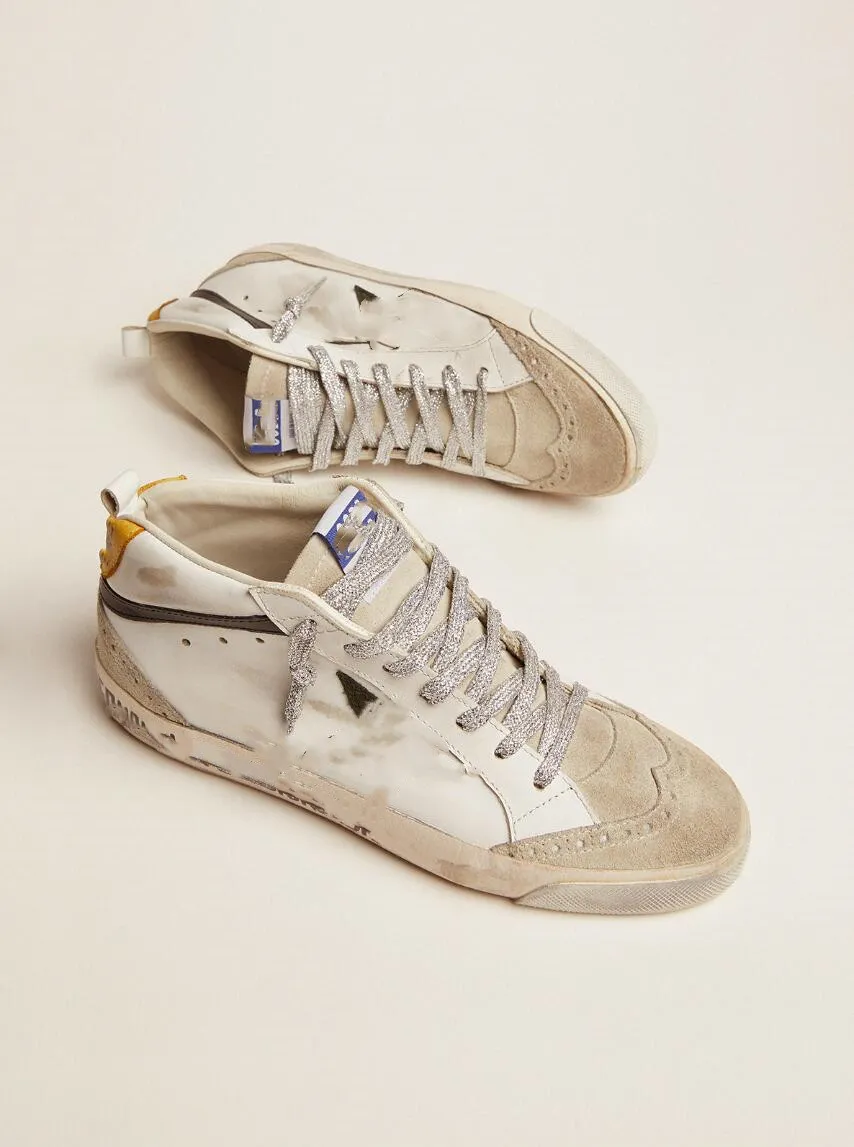 Luxury Italian Retro Mid Star LTD Sneakers With Suede Upper And Snake Print  Leather Couple High Top Small Dirty Gold Shoes Star From Chixingmaoyi,  $176.16