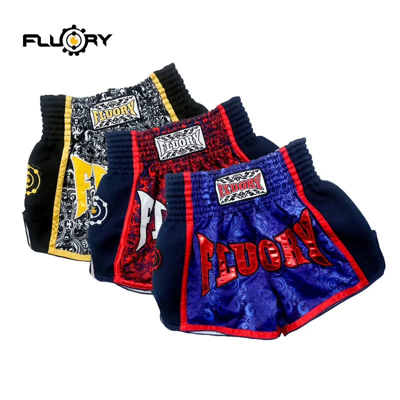 Shorts masculinos unissex estampados com flores muay thai shorts retrô mma calças kick boxing 230711