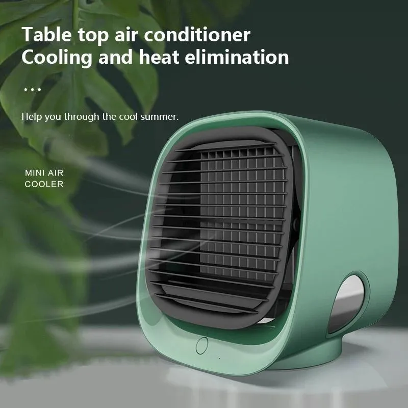 Portable USB Air Conditioner Mini Humidifier Purifier With Adjustable ...