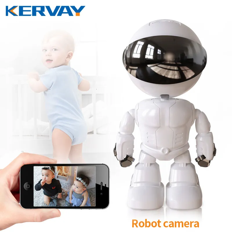 Câmeras IP 1080P Câmera Robô Segurança 360 WiFi Sem Fio 2MP CCTV Casa Inteligente Vídeo Vigilância P2P Animais de Estimação Baby Monitor 230712