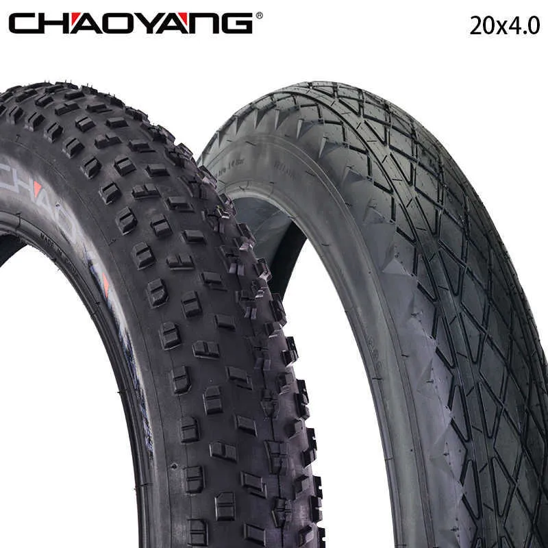 Pneumatici per bici CHAOYANG 20x4.0 Bike Fat Tire Snowmobile Ruota anteriore Spiaggia MTB Bicicletta Fat Tire 30TPI 20PSI Outdoor Holiday Cycling Parts HKD230712