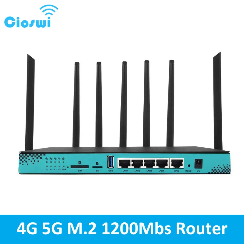 12g Router5g Sim Router 1200mbps Dual-band Wifi Modem With Sim Card Slot