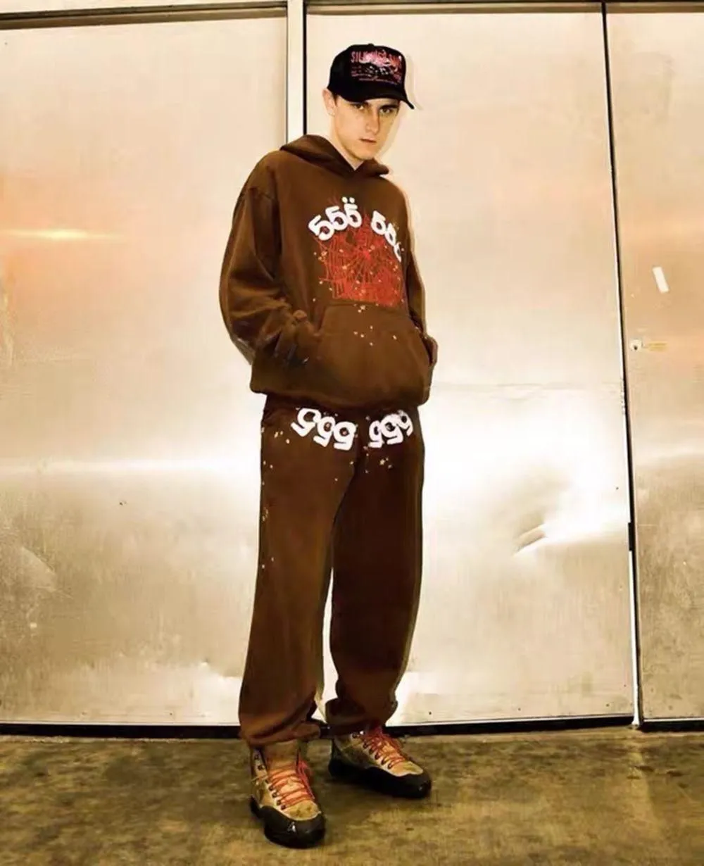 Streetwear Brown Hoodie Outfit Chocolate Brown Heavy Weight Hoodies –