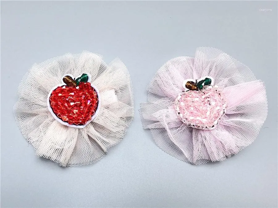 Accessoires pour cheveux Boutique Ins 10 pièces mode mignon cristal cerise Floral épingles à cheveux paillettes pomme Clips princesse chapeaux filles