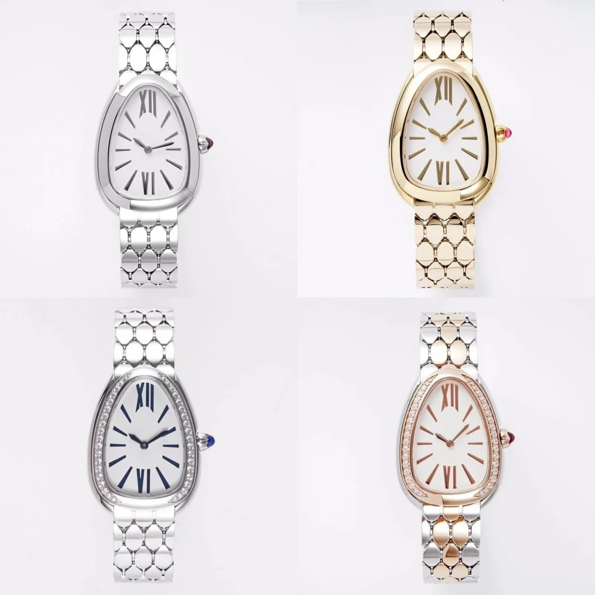 Montre de luxe AAA pour femmes, ensemble de montres classiques, bague en diamant, cadran, batterie à Quartz, verre saphir, étanche