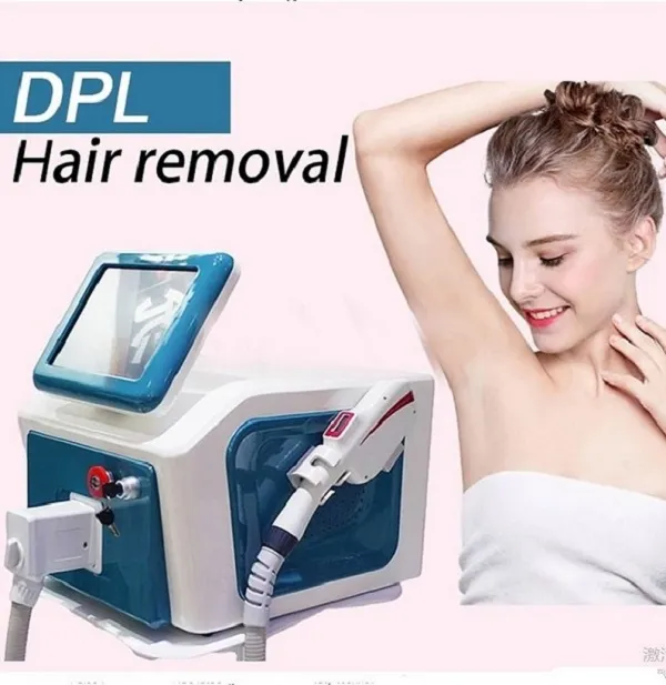 Máquina de depilação a laser Dpl, rejuvenescimento da pele OPT IPL, depilação a laser com cabelo claro e escuro, máquina de salão de beleza