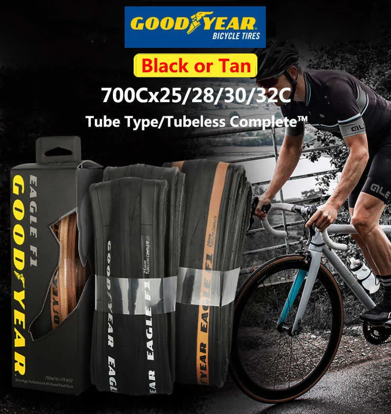 GOODYEAR　EAGLE F1　チューブタイプ　700×28c　TAN GOODYEAR TIRE ROAD EAGLE F1 TUBE TYPE 700X28 TAN