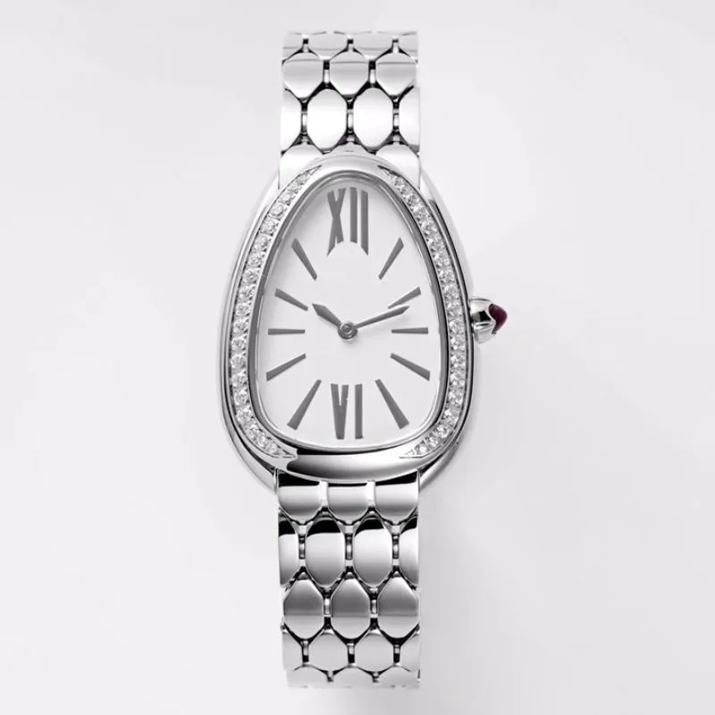 شاهد مصمم مشاهدة Women's Women's Quartz Movement Band Stainless Steel Band رائع وعصري 33 مم نسائي