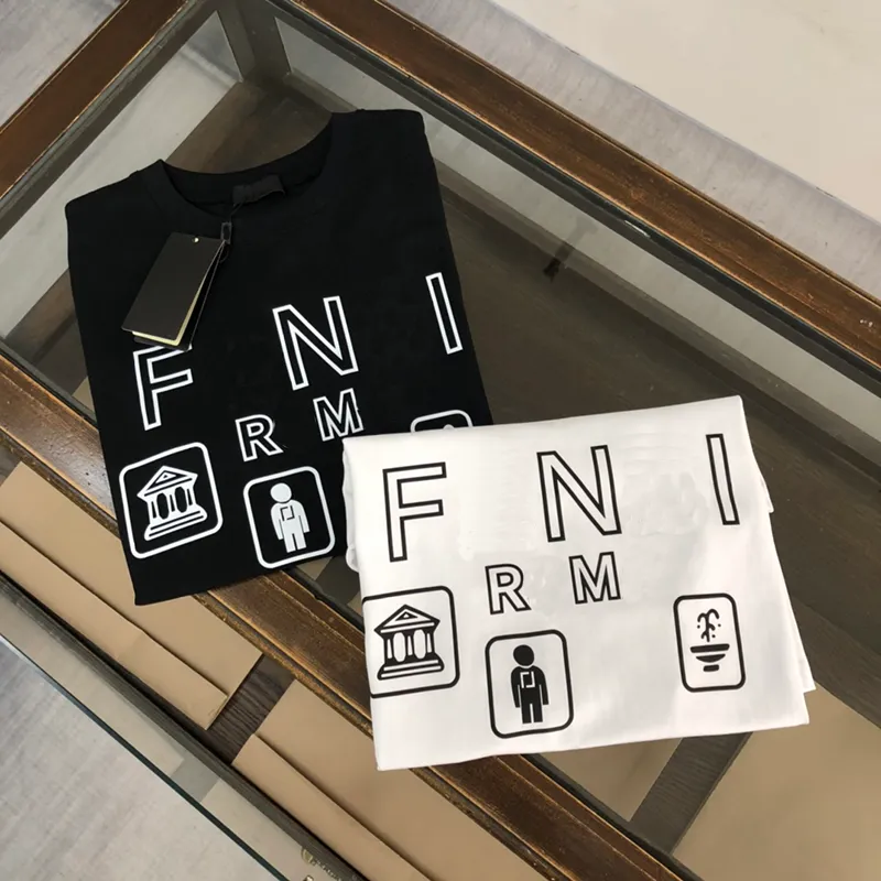 Mens Designer T Shirt F Logo Friends Letter Tees Tees Big Men نساء