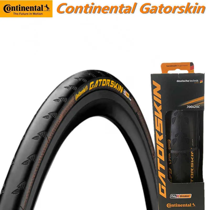 Pneu Continental Gatorskin 700x23c - Anticrevaison, Durable, Pour Vélo De Course - Pression 110-120 Psi
