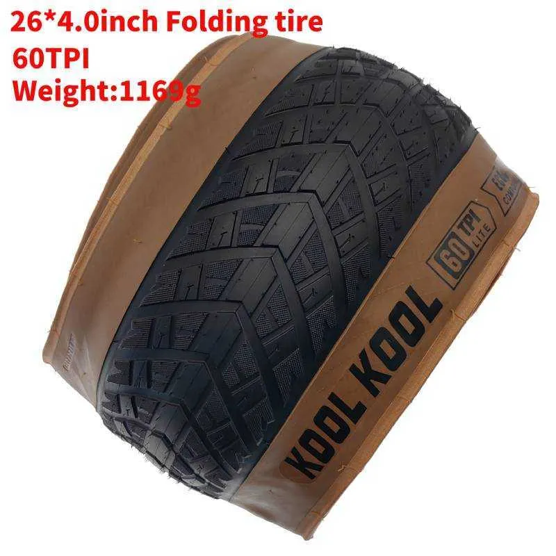 Bike Tires Bike Tires New Jiluer 26x4.0 Bicycle Tire Snow Bike Half Bald Bike Fat 26 Inch Folding Tire Cycling Road Beach Electric 60tpi Bicycle Parts Hkd230712